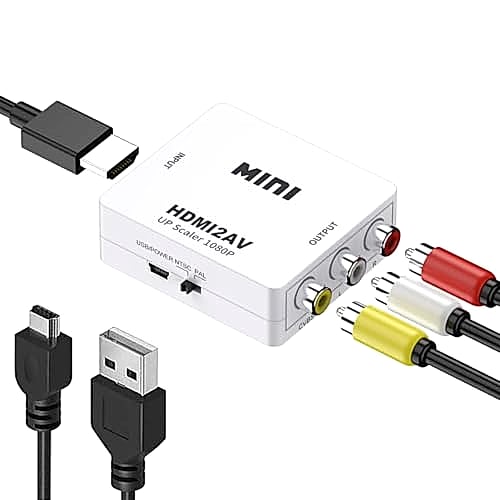 Vidacharmy Convertisseur HDMI Vers RCA