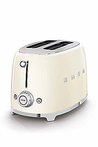 Smeg, Grille-pain 2 Tranches TSF01CREU