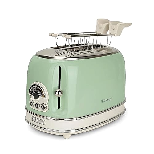 Ariete Grille-Pain 2 Tranches Vintage 155 Vert