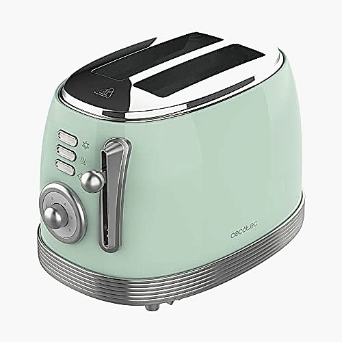 Cecotec Grille Pain Vintage Toast&Taste 800 Vintage Light Green