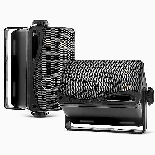 Pyle Système d'Enceinte Mini Boîte Marine 3 Voies