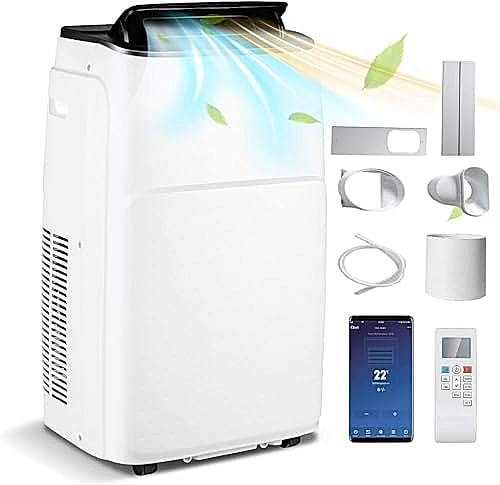 GOPLUS Climatiseur Mobile 14000BTU 4,1kW 5 en 1