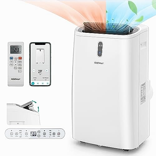 COSTWAY Climatiseur Mobile Silencieux 14000BTU 5 EN 1 (B0C6PN1X7W)