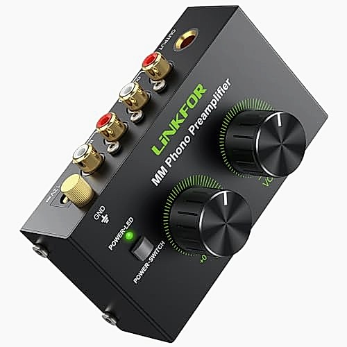 Préampli Phono LiNKFOR Mini Préamplificateur Audio Stéréo