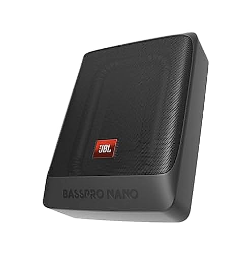 JBL BassPro Nano Ultra-Compact Subwoofer Voiture actif Sous Siège 6"x8"