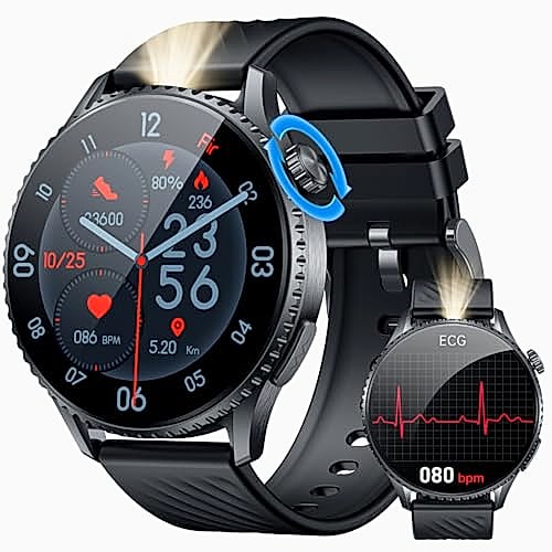 Motsfit Montre Connectée Homme Smartwatch ECG