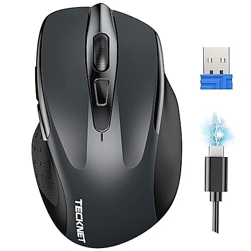 TECKNET Souris sans Fil Rechargeable