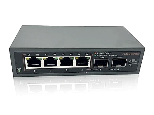 Elfcam® 10Gb Commutateur Switch Fibre Optique