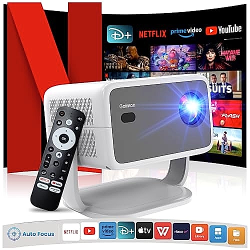 Gaimoo GM700 Vidéoprojecteur 4K Netflix Officiel