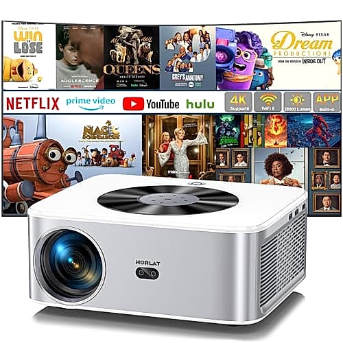HORLAT Vidéoprojecteur 28000Lm Android TV